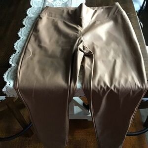I. N. C. Pleather tan skinny pants